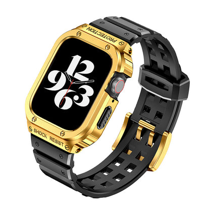 Dynamic Collection Apple Watch Band (Gold with Black TPU Band)